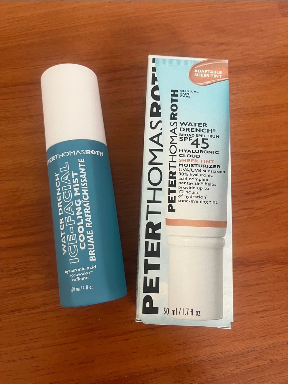 Peter Thomas Roth Water Drench Ice-Facial Mist + SPF 45 Tinted Moisturizer